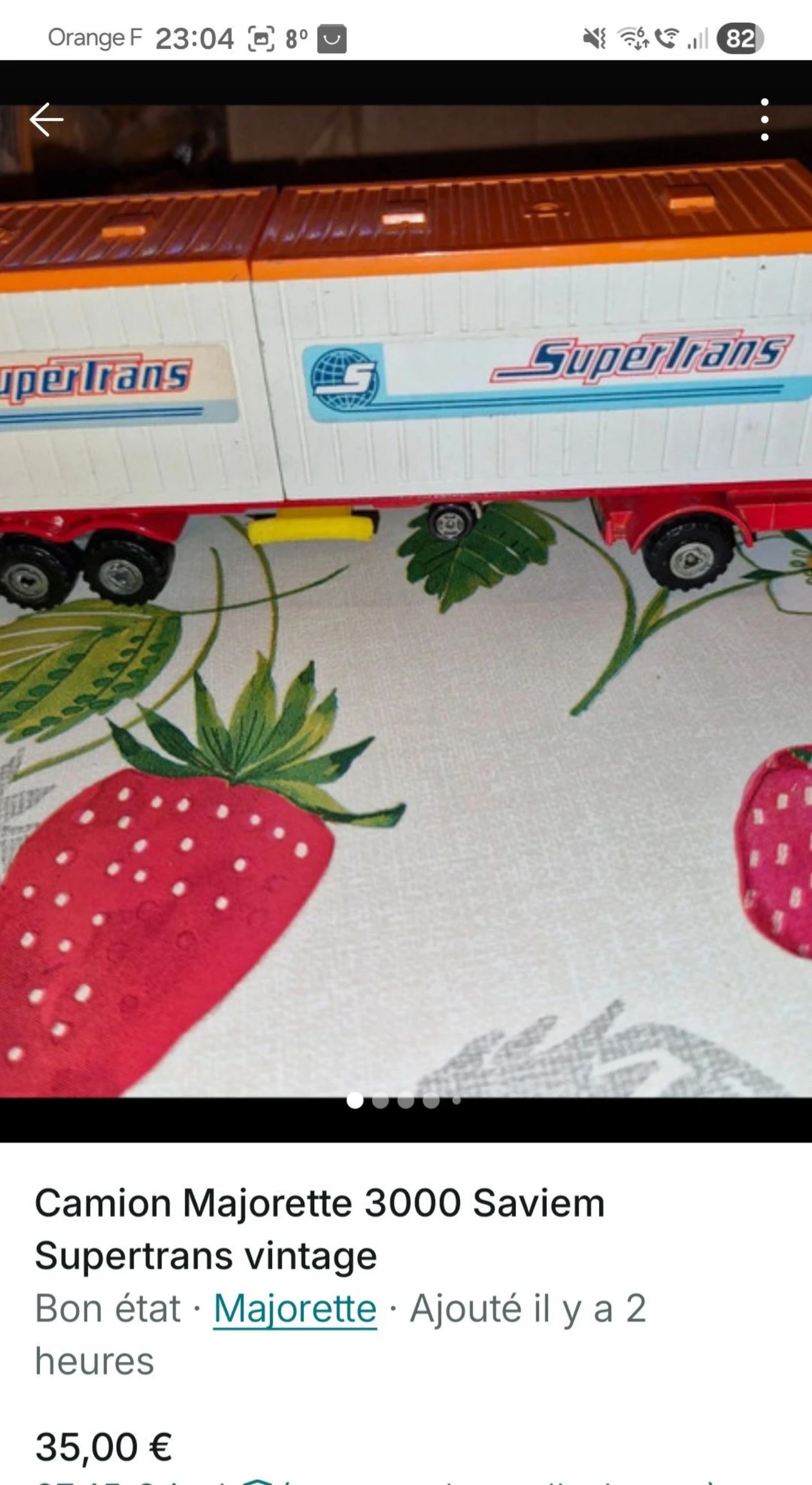 Camion majorette 3000 vintage supertrans 